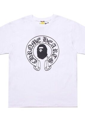 Bape x chrome hearts White T-Shirt